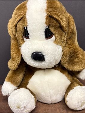 Vintage Applause Sad Sam basset hound plush toy